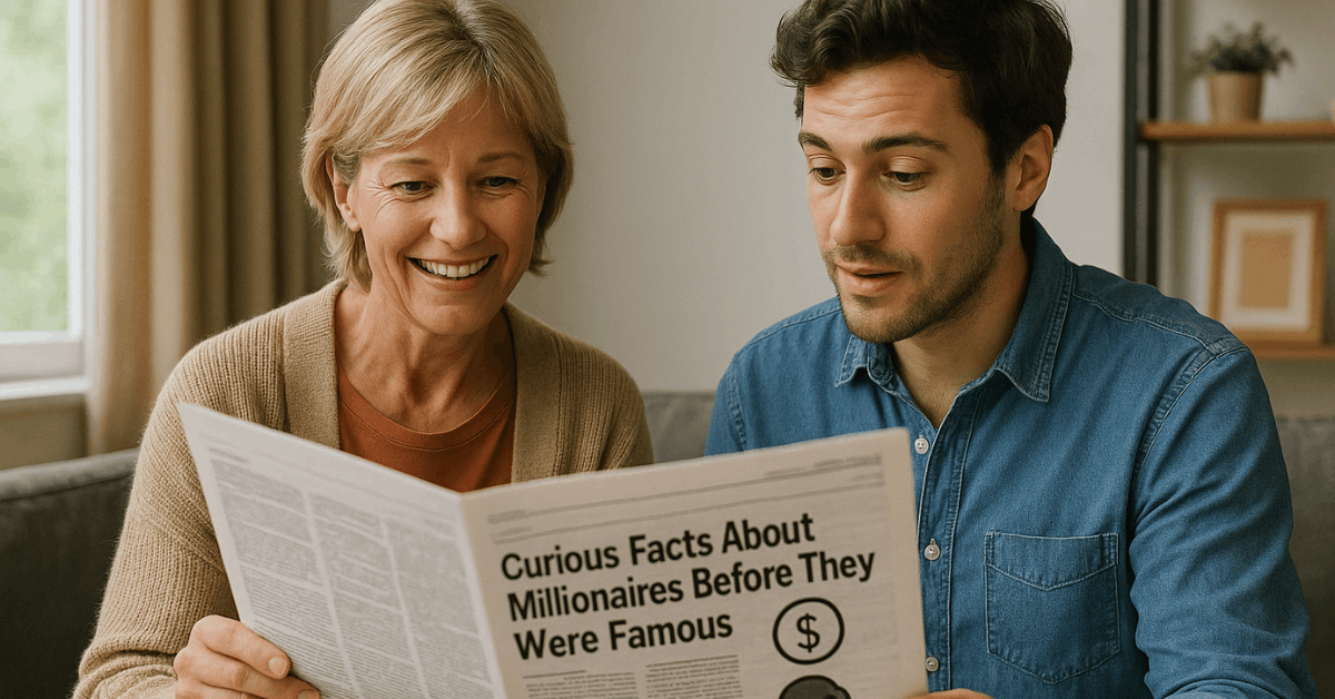 10 Curious Facts About Millionaires Before They Were Famous